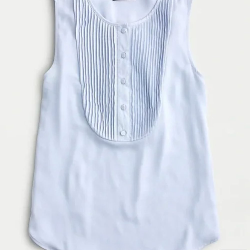 J. Crew Women's Drapey Sleeveless Tuxedo Top